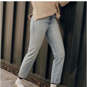 Madewell Light Blue Straight Leg Jeans